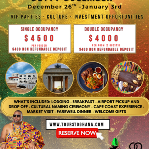 Ghana Tour Detty December - Balance